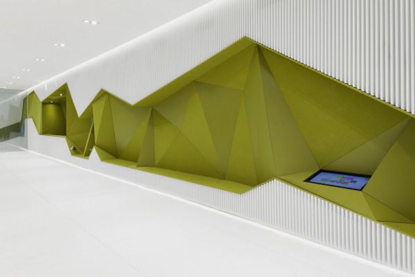 凹凸造型的未來辦公室設(shè)計(jì)